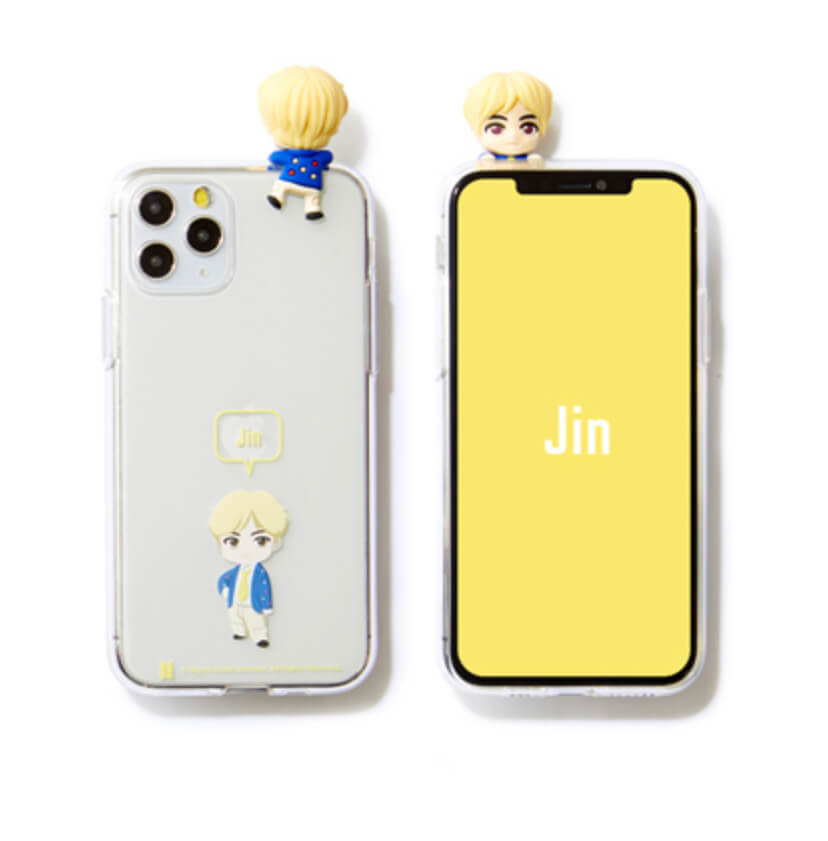 bts figure jelly case