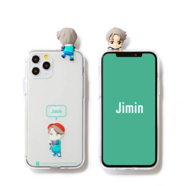 bts figure jelly case