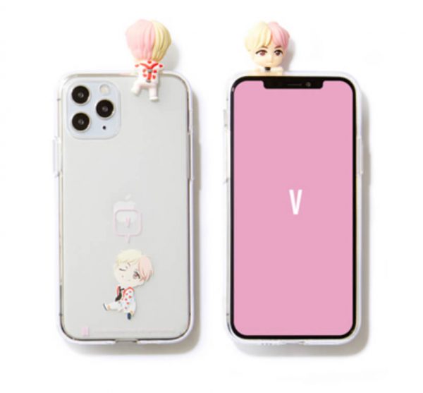 bts figure jelly case