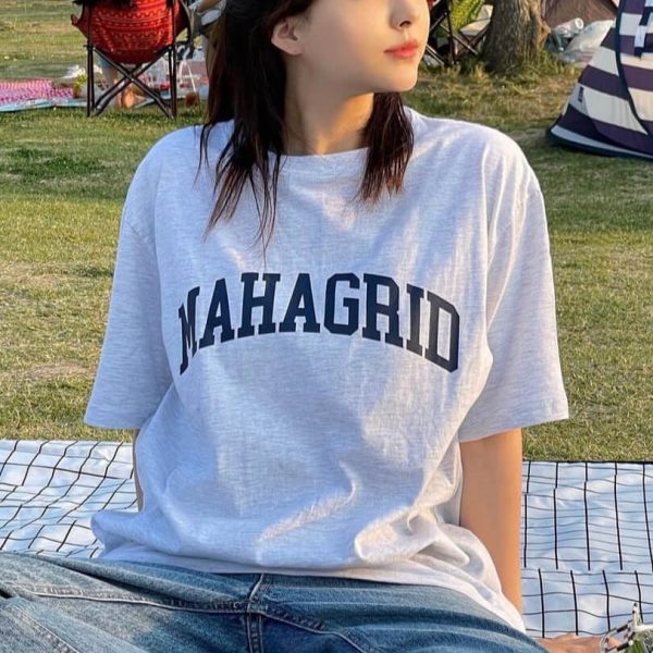 [Mahagrid] Varsity Logo Tee (4 Color) *LIMITED TIME SALES* *SOLD OUT SOON*