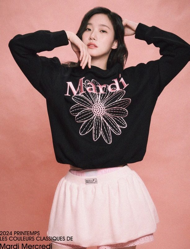 [Mardi Mercredi] Flowermardi Needlework Sweatshirt (2 Color) *2024 New*