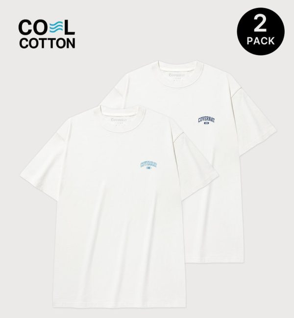 [Covernat] 25SS Small Arch Logo 2 Pack T-Shirt *LIMITED*